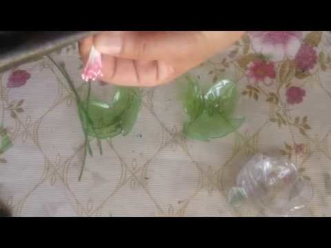 Flor de pet transparentes