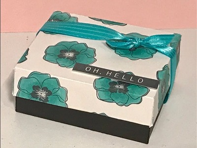 Gorgeous Compartmented Box with Color Me Happy and Stampin' Blends - Video Tutorial