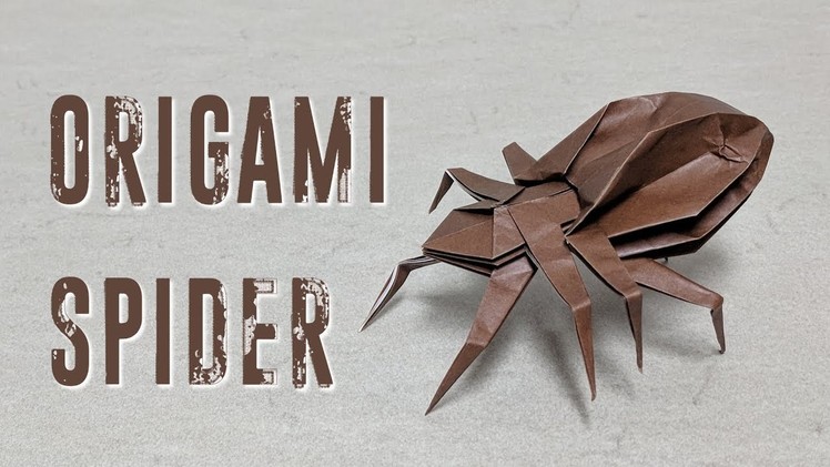 Halloween Origami Tutorial: Traditional Spider
