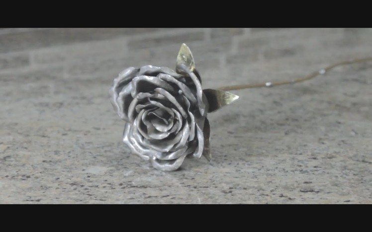 Handmade Metal Rose