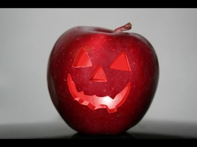 How to Carve Apple | How to Make an Edible Apple Jack-o'-Lanterns