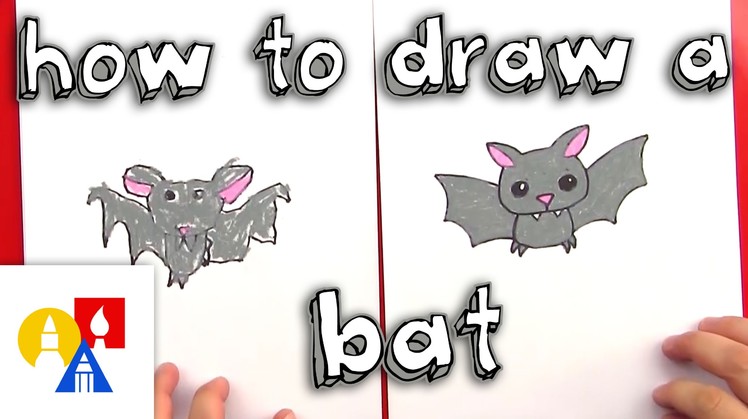 How To Draw A Cartoon Bat