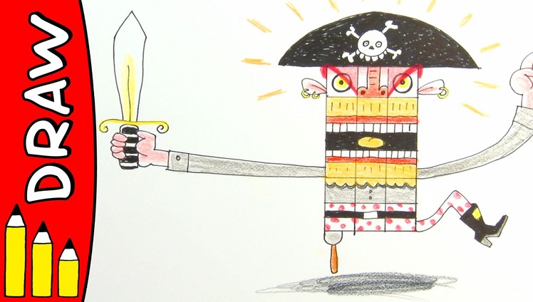 How To Draw A Pirate | Art Ideas For Kids | Øistein Kristiansen