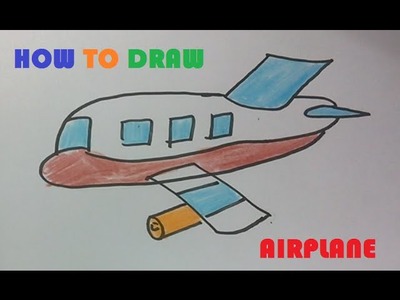 How To Draw Airplane | Drawing Ideas | Drawing for Kids