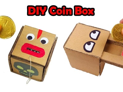 How to Make 2 Amazing Coin Bank Box - DIY Coin Box