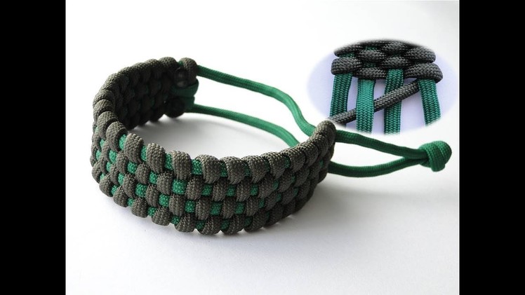 How to Make a "Basket Weave" Mad Max Style Paracord Survival Bracelet