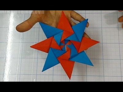 How to make a Kalami Star | Paper Star | Origami Star