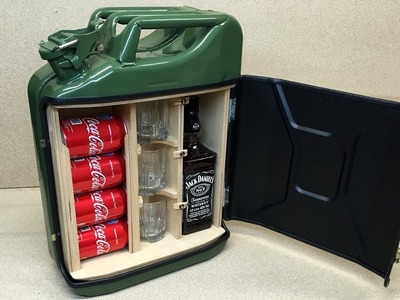 How To Make A Mini Bar From Jerry Can