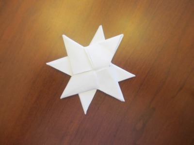 How to make a Paper Double Ninja Star (DIST-8)