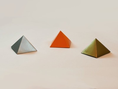 How to make a paper Pyramid?