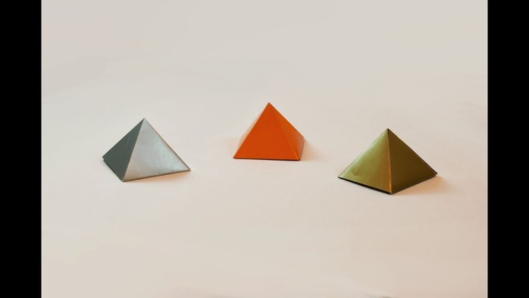 How to make a paper Pyramid?