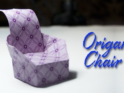 How to make an origami armchair | Furniture origami