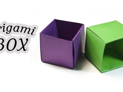How to make an origami BOX Paper box