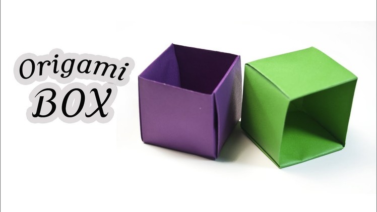 How to make an origami BOX Paper box