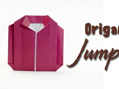 How To Make An Origami Jumper | Origami Clothes