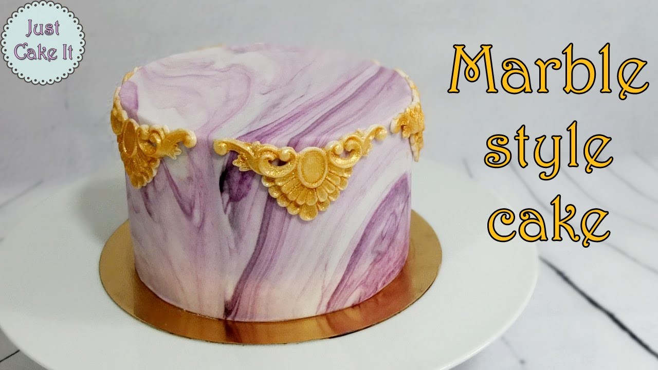 How to make marble style cake. Jak zrobić tort z efektem marmuru