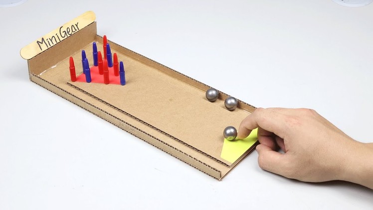 How to Make Mini Bowling Ball Game from Cardboard