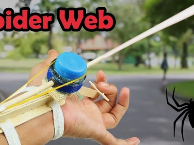 How To Make Spider Web Easy & Simple - SPIDER MAN Web Shooter!