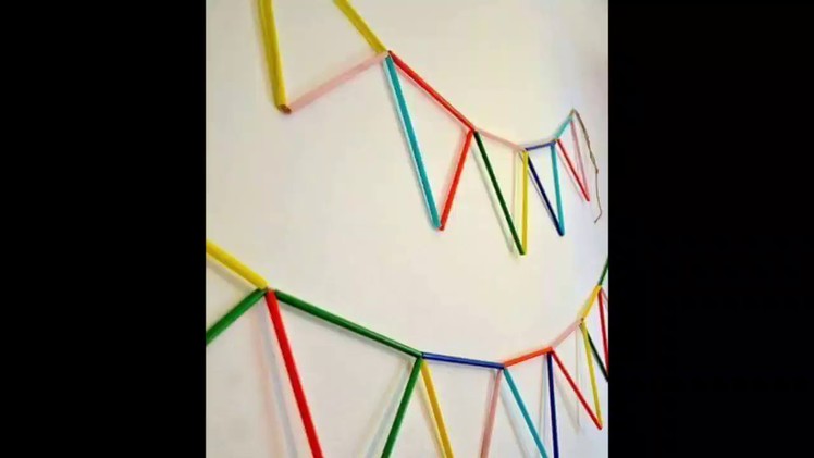 IDEAS : Qué se puede hacer con popotes, pajias ???? what can you do with straws