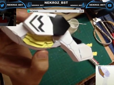 [IN PROCESS] ASW-G08 Gundam Barbatos Lupus Rex Papercraft ver Nekroz_Bst Day 8