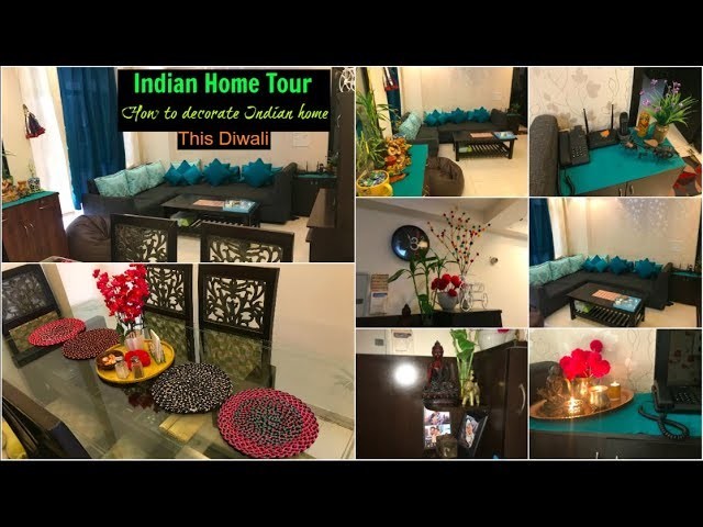 Indian Home tour Part-1 | decorate living room for diwali | Organizopedia