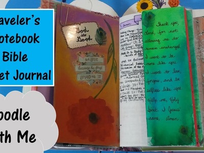 Inside My Traveler's Notebook Bible Bullet Journal