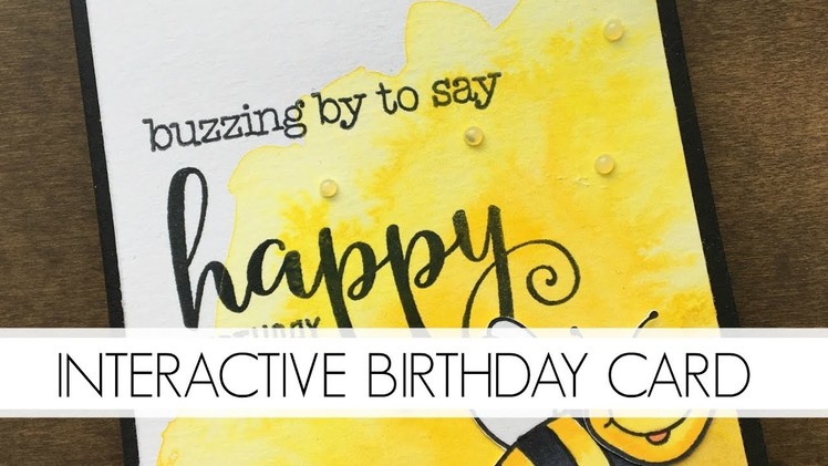 Interactive Build-a-Bee Kid's Birthday Card