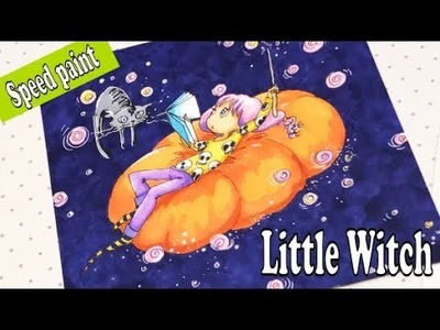 Little Witch- speed paint- Finecolour markers
