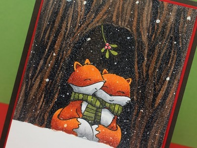 Merry Kisses Christmas Card