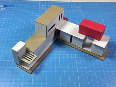 MODEL MAKING OF MODERN ARCHITECTURAL contemporaneity Design