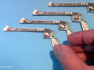 Money Origami Gun & Holster - Dollar Bill Art