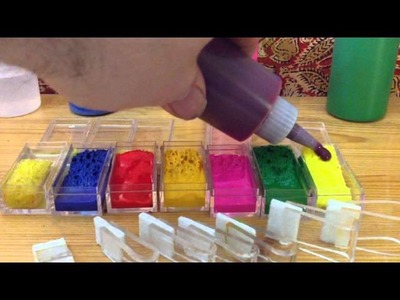 Name painting kit demonstration