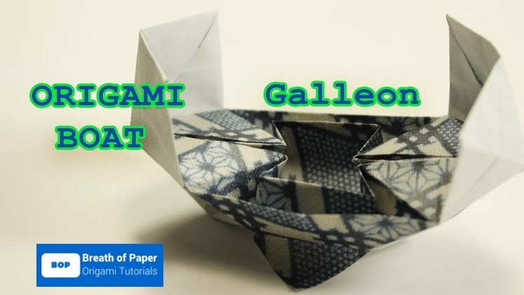 Origami Boat - Galleon