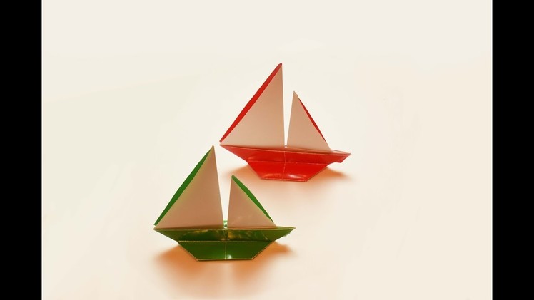 Origami Boat - Time-lapse