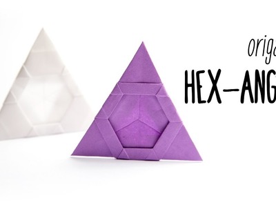 Origami Hexangle (Triangle) Decoration Tutorial ▲ Paper Kawaii