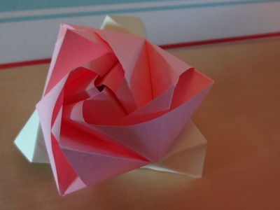 Origami Magic Rose Cube (Design by Valerie Vann)