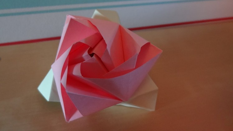 Origami Magic Rose Cube (Design by Valerie Vann)