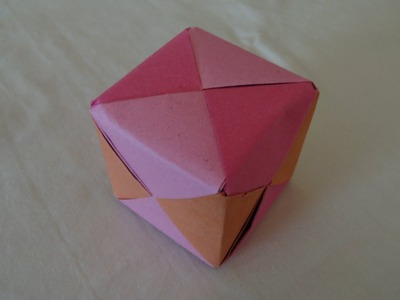 Origami Sonobe Cube Tutorial [HD]