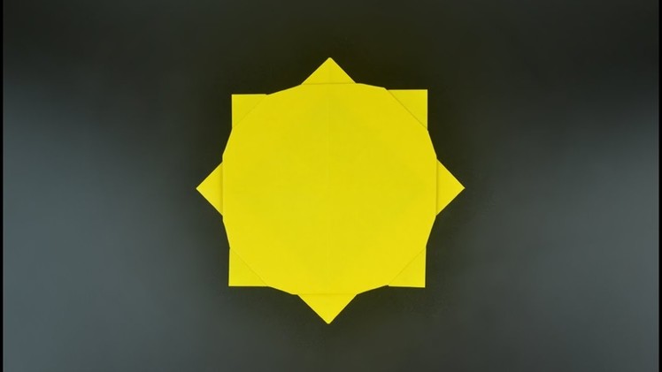 Origami: SUN Ninja Star - Instructions in English (BR)