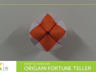 Origami toys #60 - How to make an origami fortune teller II (2 colors)
