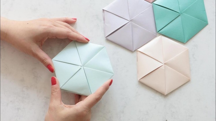 Origami Tutorial: Hexagon