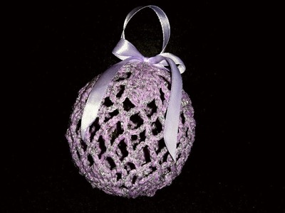 Pallina di Natale Uncinetto Tutorial  - Christmas Ball Crochet Esfera de Navidad Crochet