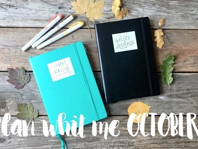 Plan With Me October 2017 ❤ Bullet Journal | ApuntoC