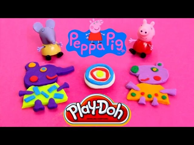 Play Doh How to make Peppa Pig friends with playdough by Unboxingsurpriseegg