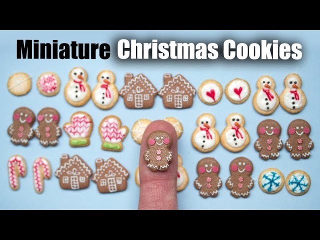 Polymer Clay Christmas Tutorial, Miniature Cookies Earrings or Dollhouse Minis