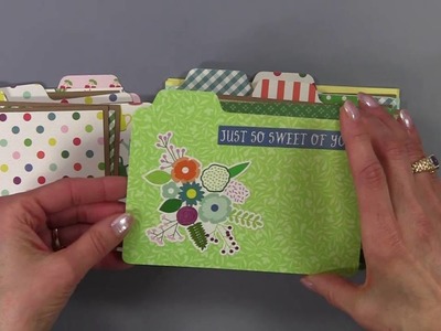 Recipe Box with Photo Mats and Journaling Cards