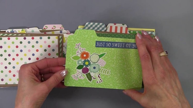 Recipe Box with Photo Mats and Journaling Cards