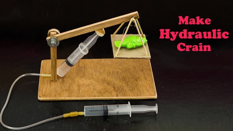 School Science Projects Hydraulic Crain