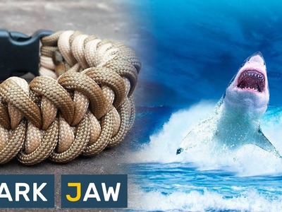 Shark Jaw Paracord Bracelet without buckle (with buckle)