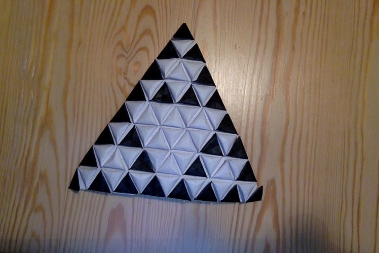 Sierpinski Triangle as Origami Tessellation